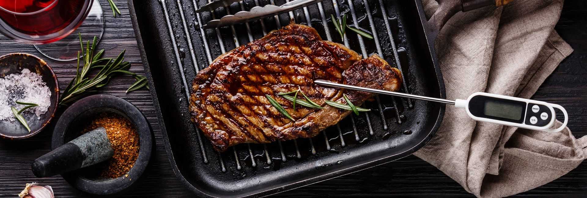 Digital meat thermometer