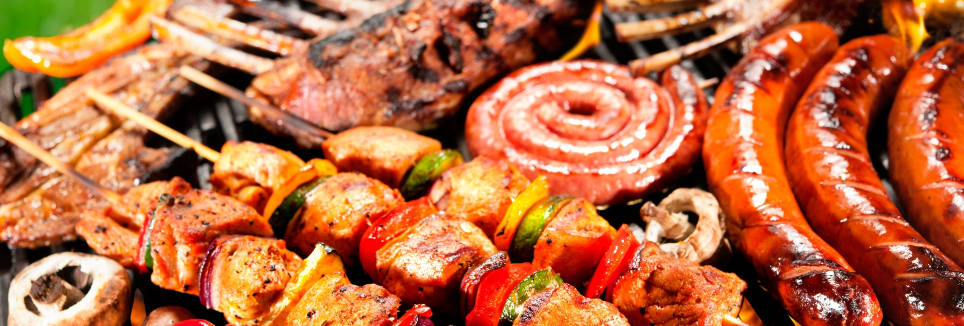 Meat on the barbecue