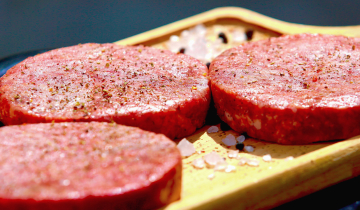 Preparing burger patties